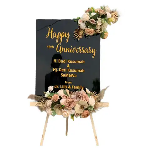 Papan Bunga Akrilik Langkap