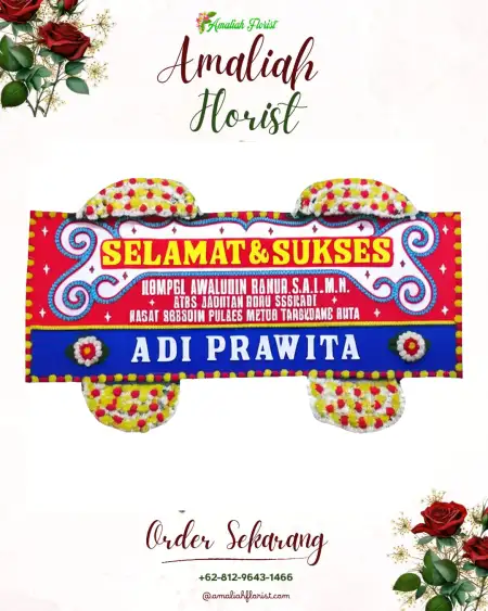 Papan Bunga Ucapan Selamat Langkap